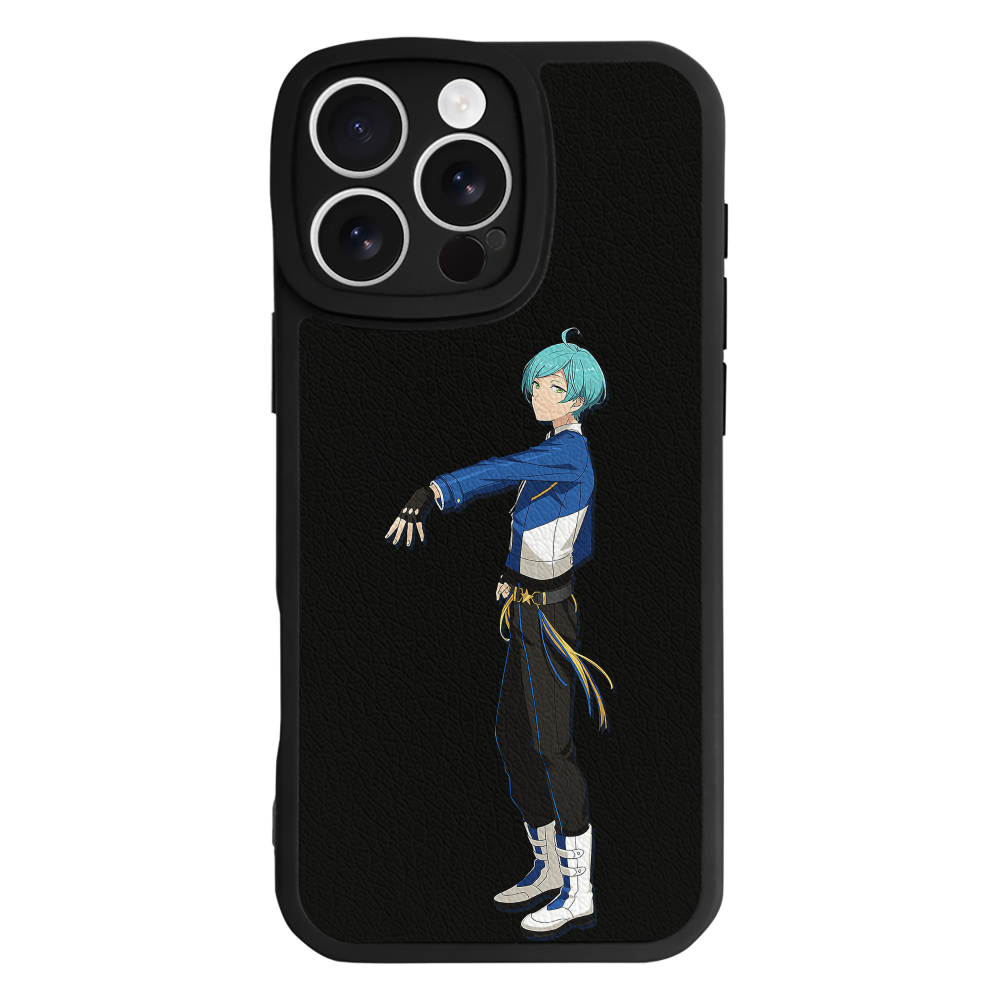 （画像用） あんさんぶるスターズ! Ensemble Stars 【iPhone 16シリーズ対応】シリコンスマホケース（レザー調） 材質：シリコン